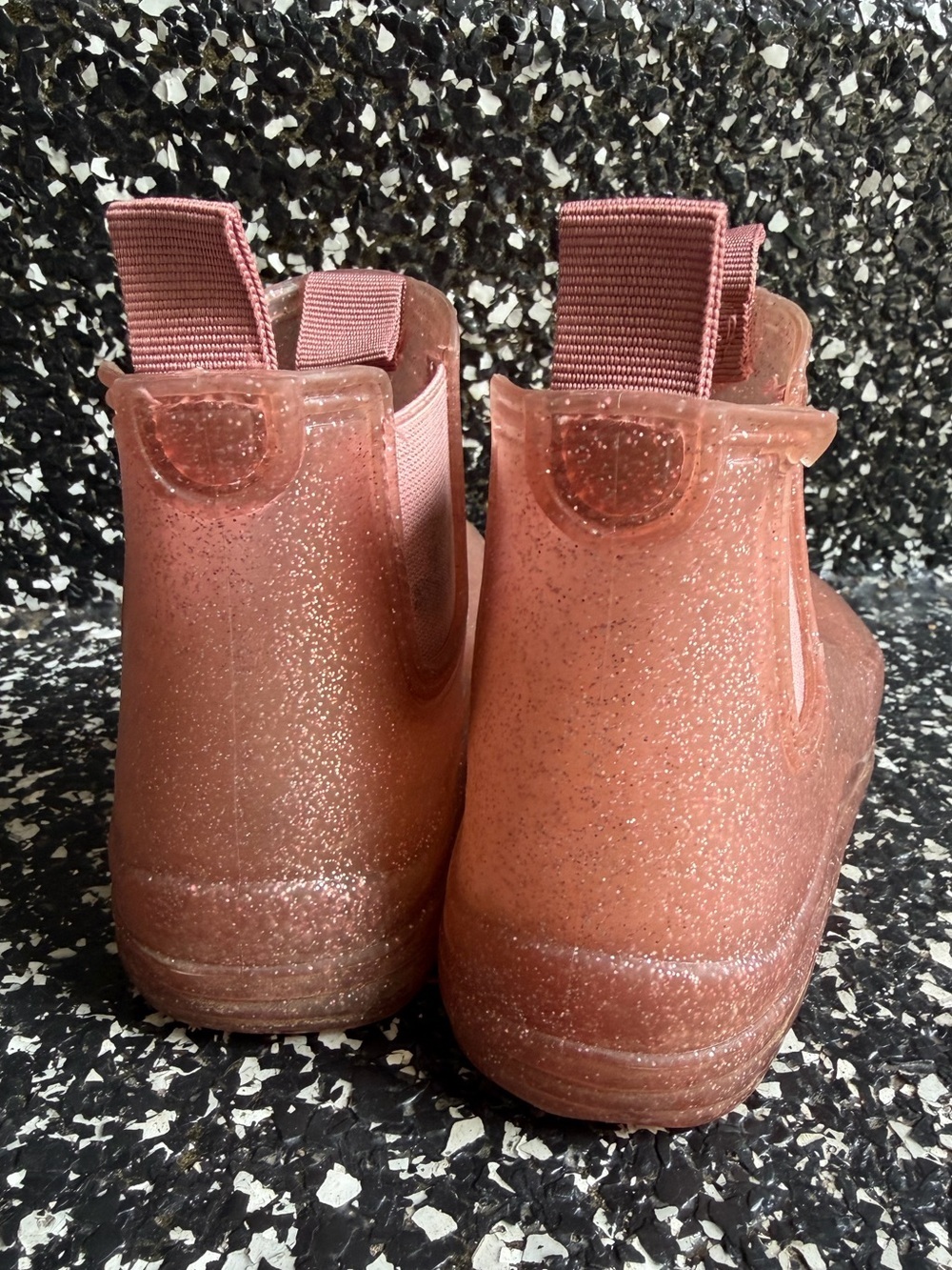 GUC. Zara. Glitter Pink Rain boots Size 26 - Picture 4 of 6